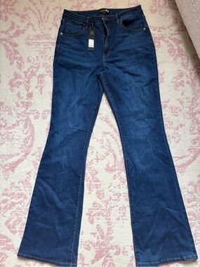 Fashion Nova Tall Affair Of The Flare Stretch Jeans - Dark